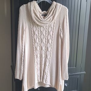 Jeanine Pierre cream sweater sizeS